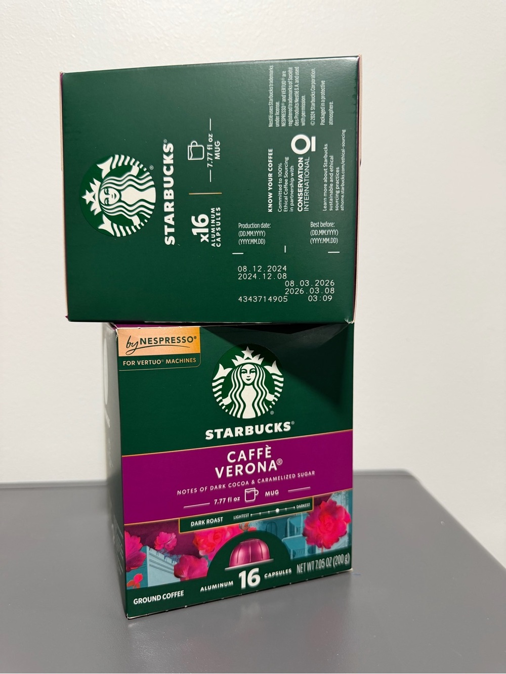 Starbucks Nespresso Caffe Verona 32 Vertuo pods - Picture 3 of 4